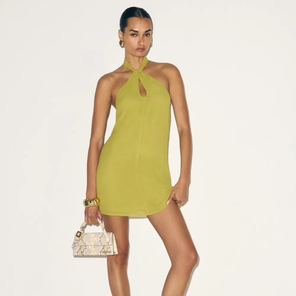 Reformation Bibi dress algae bloom